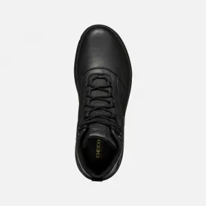 Black Men's Ankle Boots Geox Nebula + Grip AB - Men