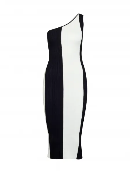 Black and White Women's Midi Dress ORSAY - Women's