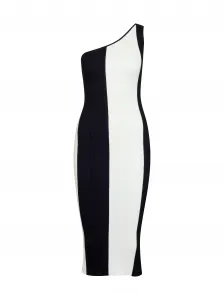 Black and White Women's Midi Dress ORSAY - Women's