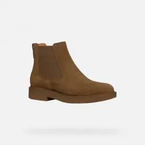 Brown women's ankle boots Geox Spherica EC1 - Women's
