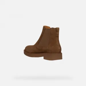 Brown women's ankle boots Geox Spherica EC1 - Women's