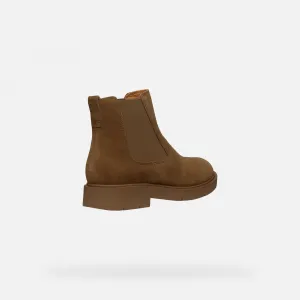 Brown women's ankle boots Geox Spherica EC1 - Women's
