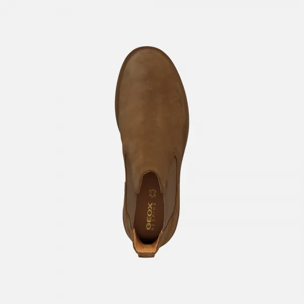 Brown women's ankle boots Geox Spherica EC1 - Women's