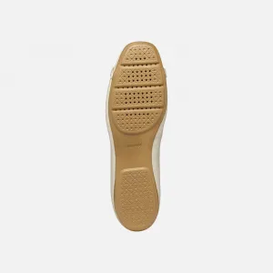 Cream women's ballet flats Geox Annytah - Women's