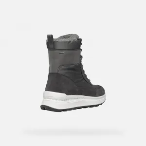 Grey women's ankle boots Geox Spherica Actif X2 - Women's