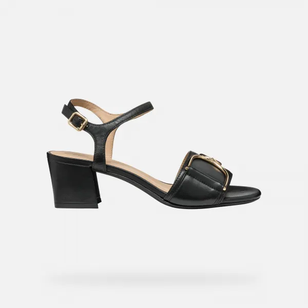 Black women's sandals Geox Neeraklia 50 - Women's