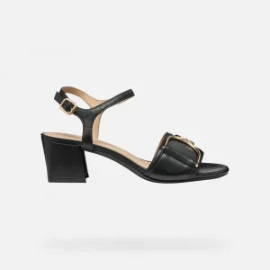 Black women's sandals Geox Neeraklia 50 - Women's
