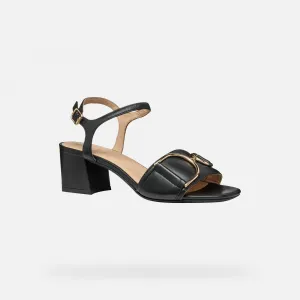 Black women's sandals Geox Neeraklia 50 - Women's