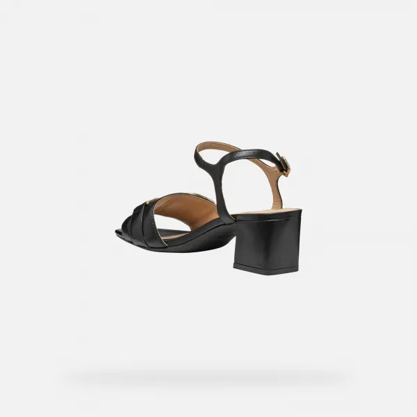 Black women's sandals Geox Neeraklia 50 - Women's