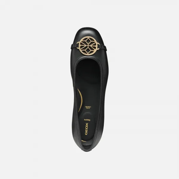 Black women's ballet flats Geox Annytah - Women's
