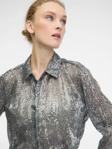 Silver Women's Collared Blouse ORSAY - Women's