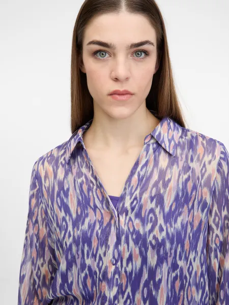 Purple Women's Collared Blouse ORSAY - Women's