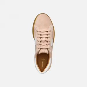 Cream women's sneakers Geox Meleda - Women's