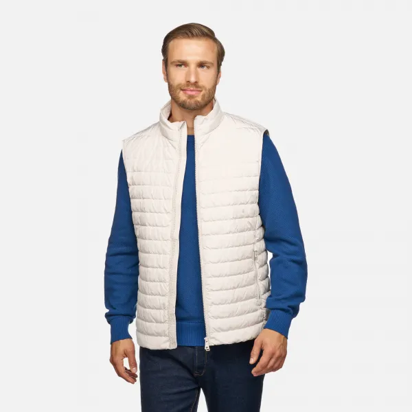 Cream men's vest Geox Warrens - Men's