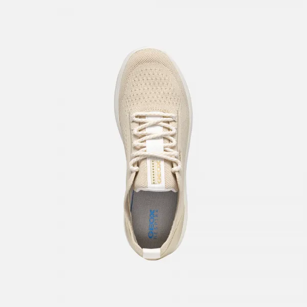 Beige women's sneakers Geox Spherica - Women's
