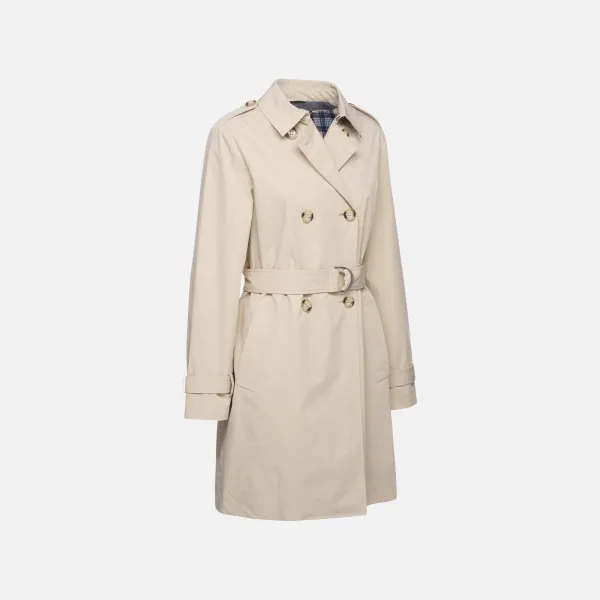 Beige women's coat Geox Claudin - Women's