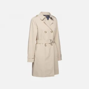Beige women's coat Geox Claudin - Women's