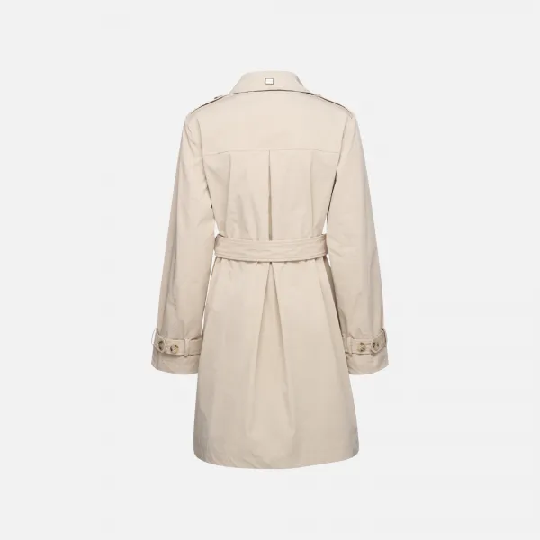 Beige women's coat Geox Claudin - Women's