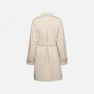Beige women's coat Geox Claudin - Women's