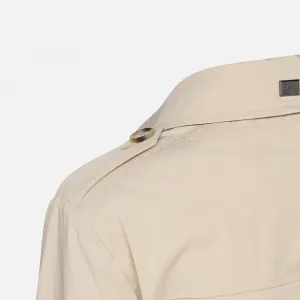 Beige women's coat Geox Claudin - Women's