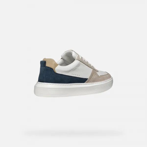 Beige men's sneakers Geox Deiven - Men's