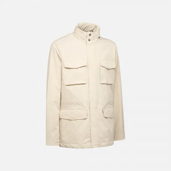 Beige men's jacket Geox Damon - Men's