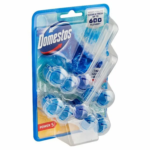 Domestos Power 5 Ocean tuhý WC blok 2x50 g 1ks