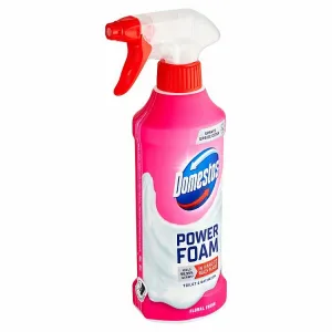 Domestos Power Foam Floral Fresh čistiaca pena na toaletu a kúpeľňu 435 ml