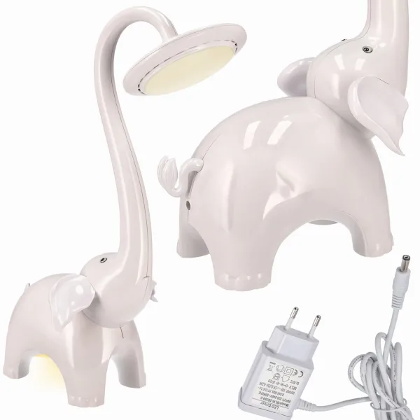 DECOREUM LED stolová lampa slona