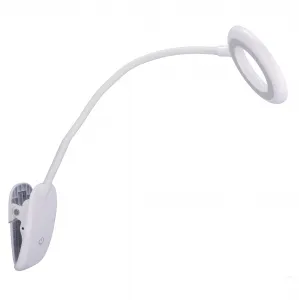 DECOREUM LED stolová lampa s klipom