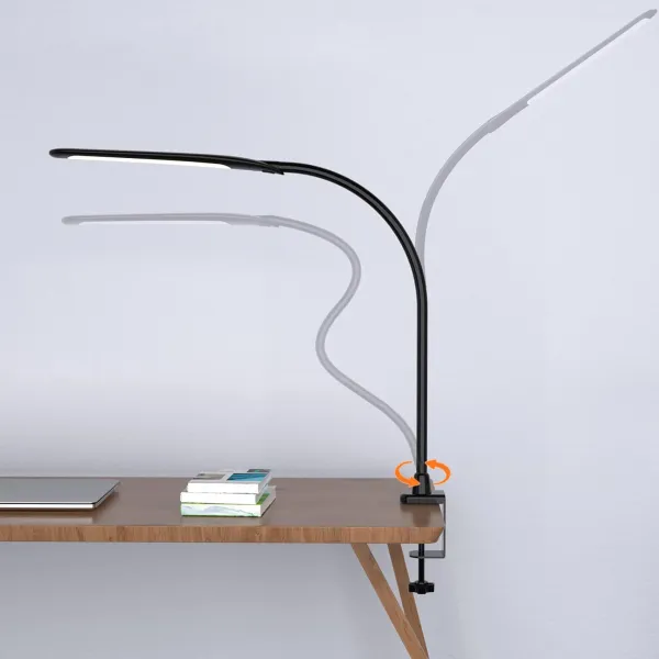 DECOREUM Čierna LED stolová lampa