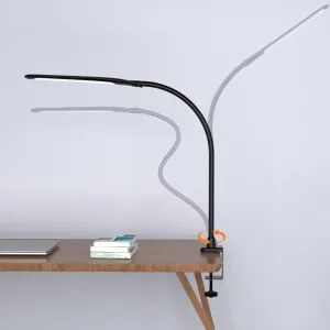 DECOREUM Čierna LED stolová lampa