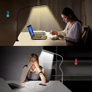 DECOREUM Čierna LED stolová lampa