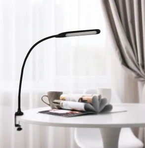DECOREUM Čierna LED stolová lampa
