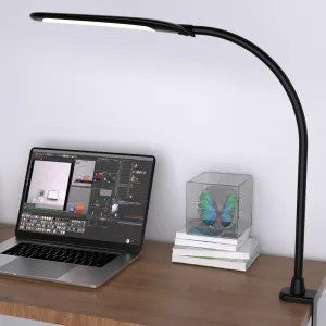 DECOREUM Čierna LED stolová lampa