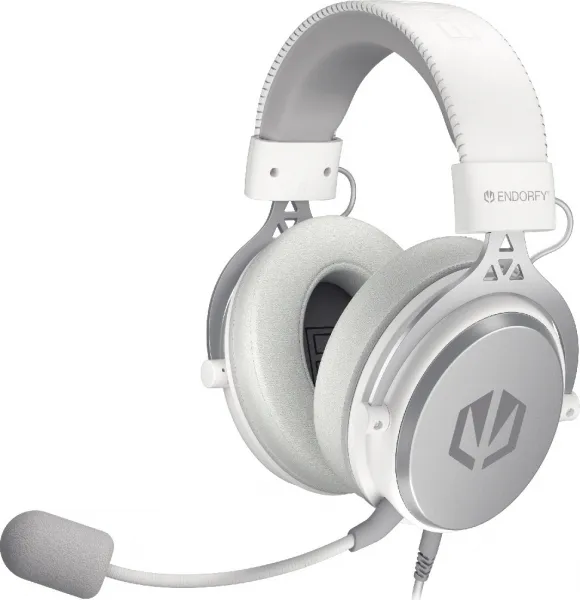 ENDORFY slúchadlá VIRO PLUS USB OWH, drôtové 3.5mm jack, biele