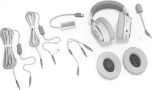 ENDORFY slúchadlá VIRO PLUS USB OWH, drôtové 3.5mm jack, biele
