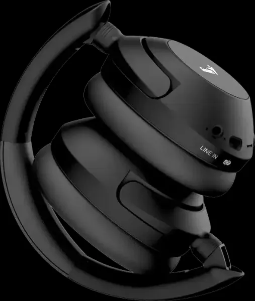 Genius HS-810BT sluchátka s mikrofonem, ovládání hlasitosti, černá, bluetooth