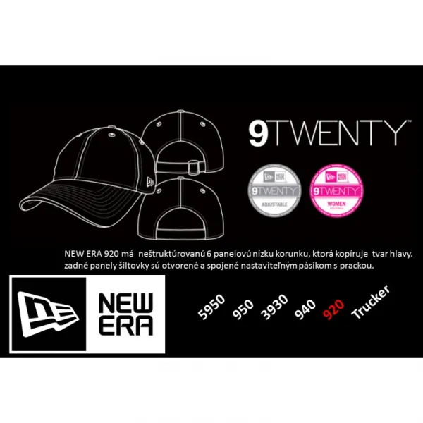 Šiltovka NEW ERA 920 MLB Nos league essential 9twenty NEYYAN-BLKHRD
