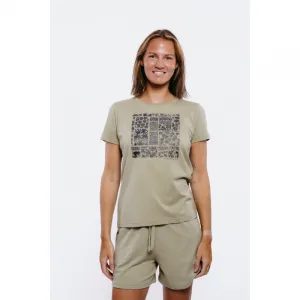 Dámske teplákové kraťasy AUTHORITY TS-MIMA W olive