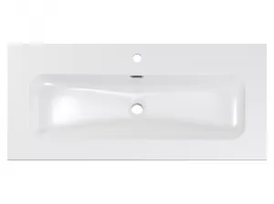 ArtCom Keramické umývadlo FLY 100 | biely lesk 100 cm