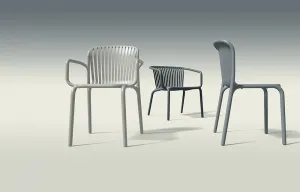 Prosperplast Záhradná stolička BRENES 52x53x82,5 cm biela