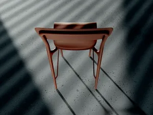 Prosperplast Záhradná stolička RIMOS 57x55,5x84 cm sivá