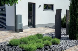 Prosperplast Sud na dažďovú vodu AQUABELLES 200 l šedý