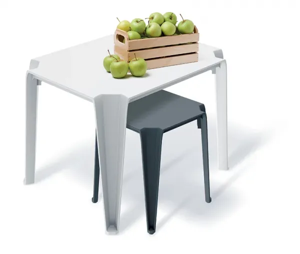 Prosperplast Zahradní jídelní stůl LOTTIES 77,5x77,5x76,5 cm béžový