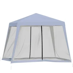 Outsunny Zahradní altán s moskytiérou, 3 x 3 x 2,5 m
