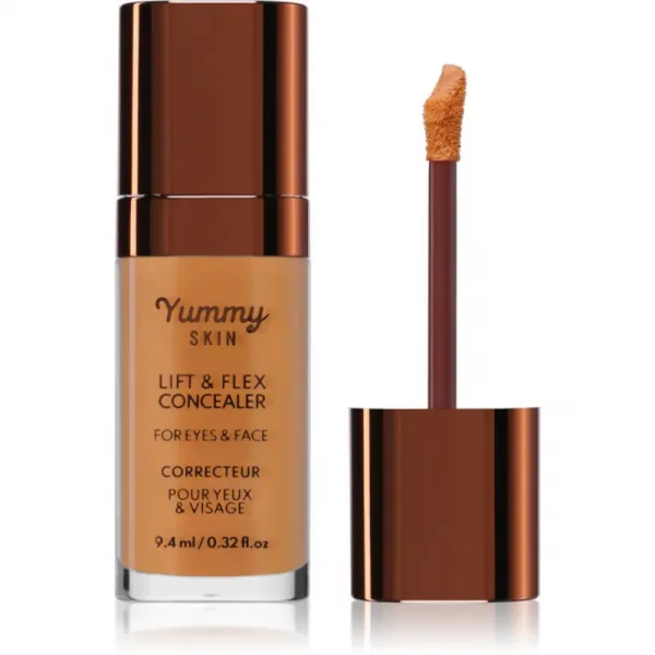 Danessa Myricks Beauty Yummy Skin Lift & Flex Concealer tekutý korektor s matným efektom odtieň 12 - Tan With Golden Undertones 8.4 ml