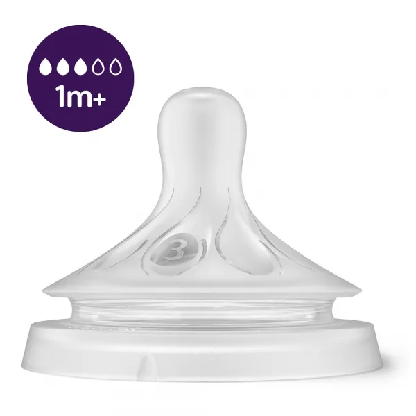 Philips AVENT Cumlík Natural Response  mix 1m+,3m+,6m+, 3 ks