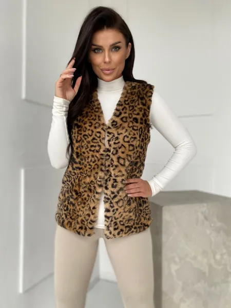 Brown vest Yups DT-031. R59