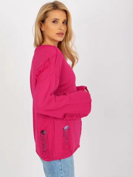 Sweater-BA-SW-8043.08X-Fuchsia